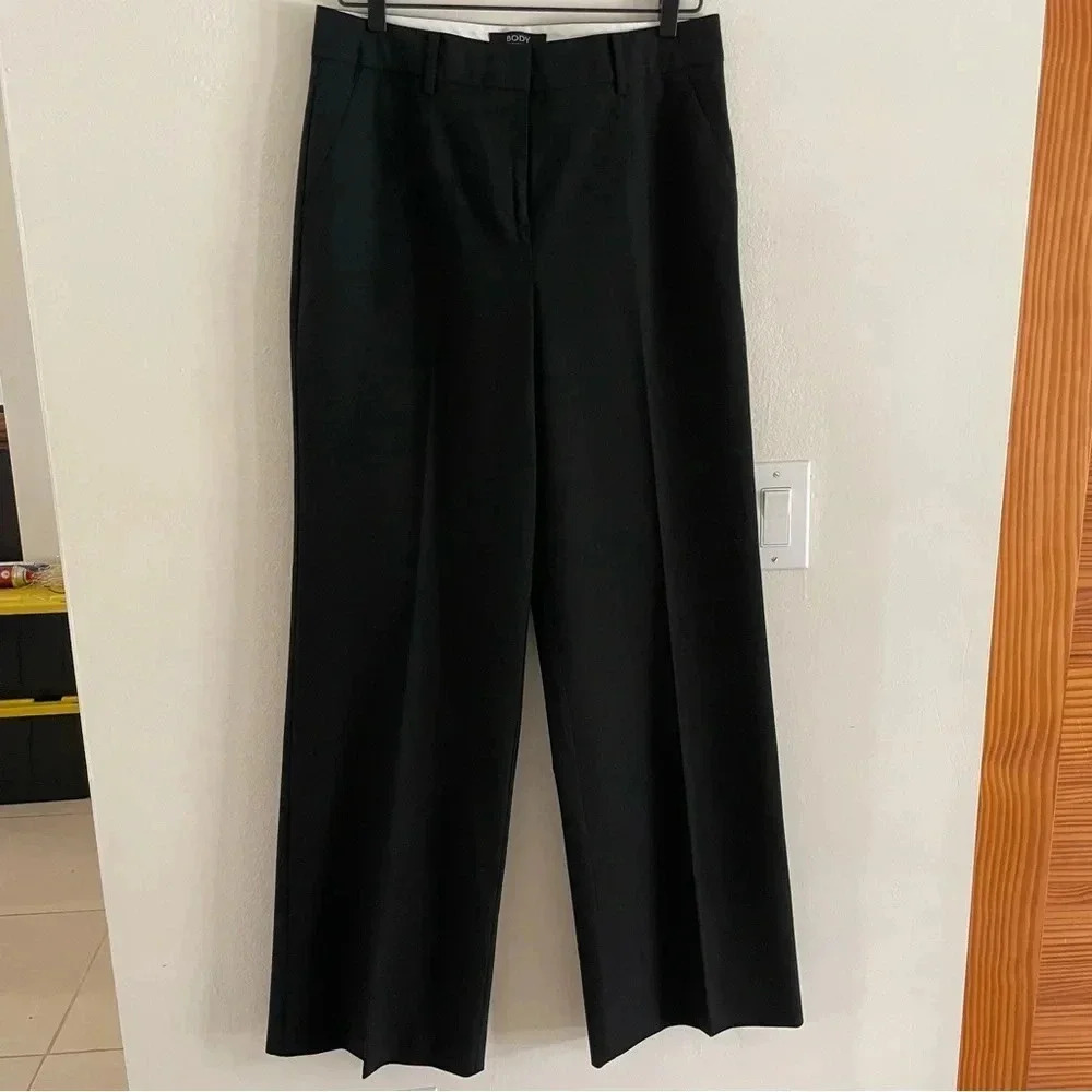 Body by Victoria The Stella Fit Black Slack Trouser Work Office Pant Women’s 8